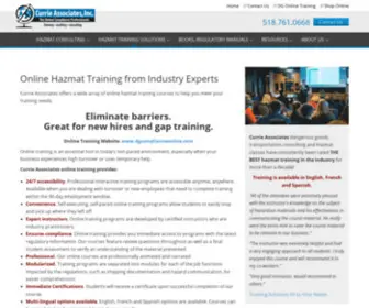 Dgcomplianceonline.com(Online Hazmat Training & Web) Screenshot