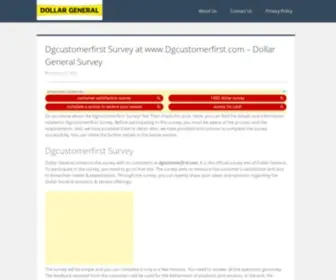 Dgcustomerfirst.club(Dollar General Survey) Screenshot