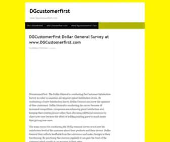 Dgcustomerfirst.live(Dgcustomerfirst live) Screenshot