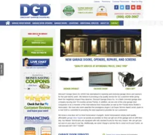 Dgdoors.com(Discount Garage Doors Inc) Screenshot