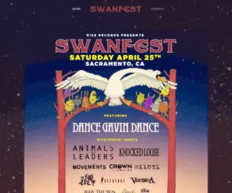 DGDswanfest.com(SWANFEST) Screenshot