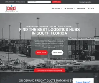 DGDtransport.com(Third Party Logistics) Screenshot