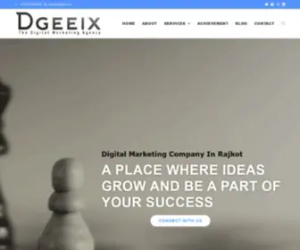 Dgeeix.com(Digital Marketing Agency) Screenshot
