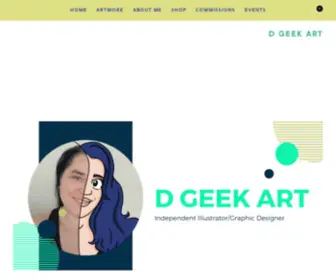 Dgeekart.com(D Geek Art) Screenshot