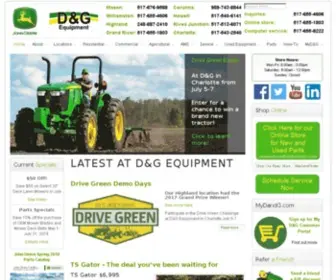 Dgequipment.com(D & G Equipment) Screenshot