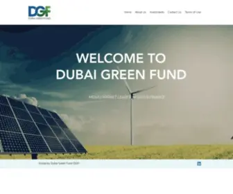 DGF.ae(Dubai Green Fund (DGF)) Screenshot