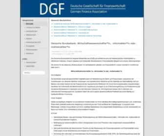 DGF.info(Deutsche Gesellschaft für Finanzwirtschaft) Screenshot