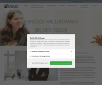 Dggo.de(Herzlich Willkommen bei der DGGO) Screenshot