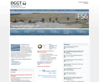 DGGT.de(Deutsche Gesellschaft für Geotechnik) Screenshot