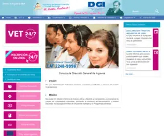 Dgi.gob.ni(Website de DGI) Screenshot