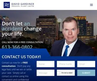 Dginjurylaw.ca(Ottawa Personal Injury Lawyer) Screenshot