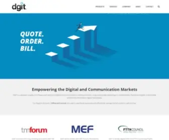 Dgitsystems.com(Empowering Digital and Communications Service Providers) Screenshot