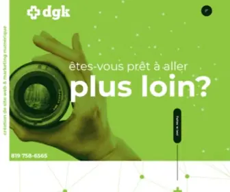 DGK.ca(Création de site web) Screenshot