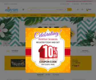 DGkraft.com(Online Shopping site in India) Screenshot