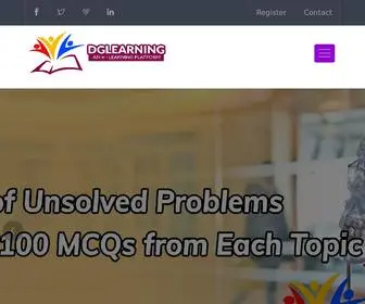 Dglearning.in(An E) Screenshot