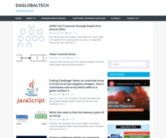 Dglobaltech.com(Technology Blog) Screenshot