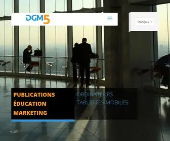 DGM5.com(HTML5 Magazines Publications Éducation) Screenshot