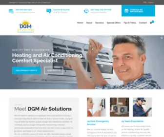 Dgmairsolutions.com(Veteran-Owned and Operated Air Conditioning & Heating Contractor in Southwest Florida) Screenshot