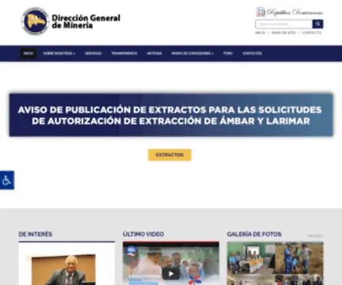DGM.gov.do(Dirección) Screenshot