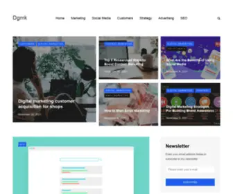 DGMK.xyz(The Digital Marketing Journal) Screenshot