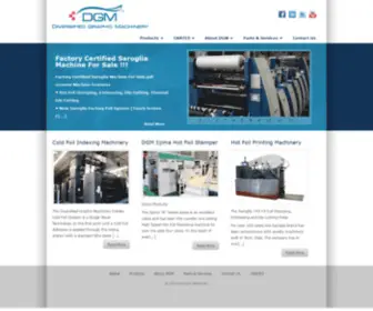 DGmna.com(Diversified Graphic Machinery) Screenshot