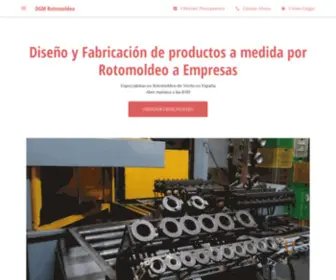 DGmrotomoldeo.com(DGM Rotomoldeo) Screenshot