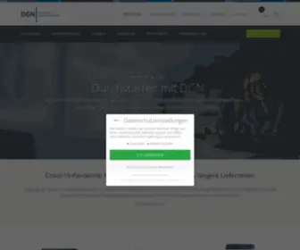 DGN.de(Spezialist für Telematikinfrastruktur & qualifizierte Signatur) Screenshot