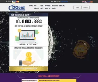 Dgoldcurrency.com(Easy Cloud DGold Systems) Screenshot