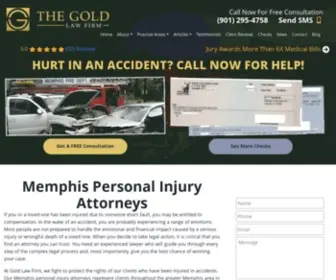 Dgoldlaw.com(Memphis Personal Injury Attorneys) Screenshot