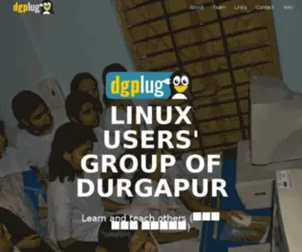 DGplug.org(Linux Users' Group of Durgapur) Screenshot
