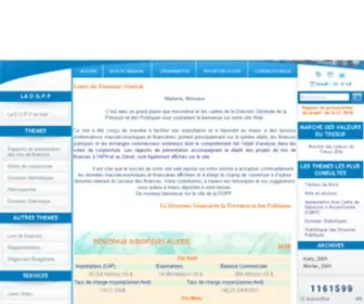 DGPP-MF.gov.dz(Bienvenue) Screenshot