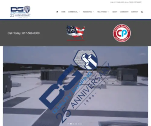 DGqroofing.com(Fort Worth Roofing Contractors) Screenshot