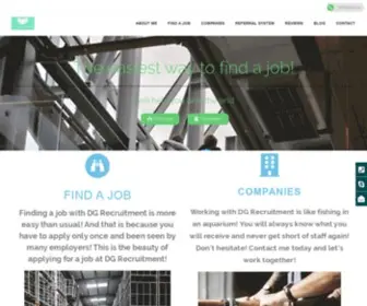 Dgrecruitment.services(Finding a job with DG Recruitment) Screenshot
