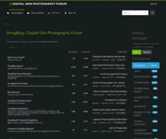 Dgrin.com(Digital Grin Photography Forum) Screenshot