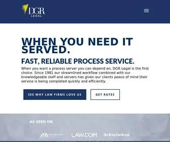 DGrlegal.com(NJ Process Server) Screenshot