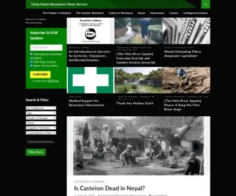DGrnewsservice.org(DEEP GREEN RESISTANCE NEWS SERVICE The Problem) Screenshot