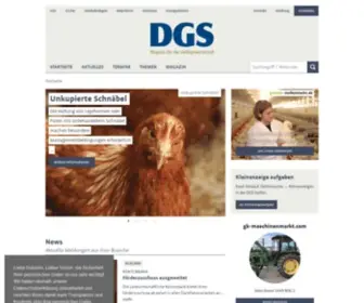 DGS-Magazin.de(Fachinformationen fÃ¼r GeflÃ¼gelwirtschaft) Screenshot
