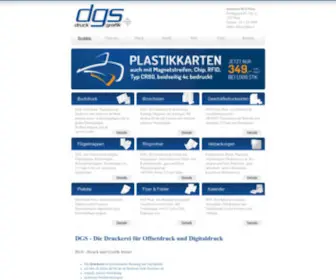 DGS.at(Druck & Digitaldruck Wien) Screenshot