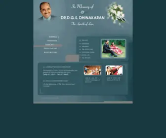 DGSdhinakaran.com(The Apostle of Love) Screenshot