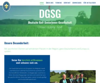 DGSG-Golf.de(Startseite) Screenshot