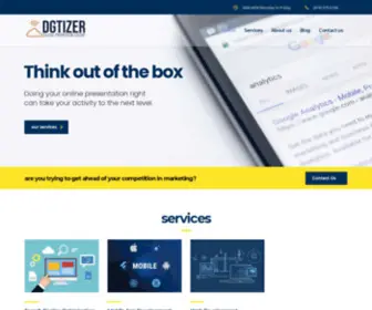 Dgtizer.com(Thinking out of the box) Screenshot