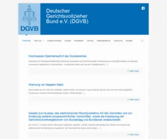 DGVB.de(Deutscher Gerichtsvollzieher Bund e.V) Screenshot