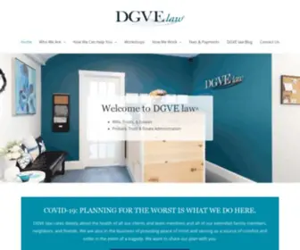 Dgvelaw.com(DGVE law) Screenshot