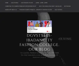 DGVSTyles.com(The Leading Fashion School in Ibadan) Screenshot