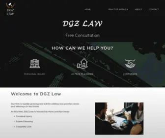 DGzlaw.com(DGZ LAW) Screenshot