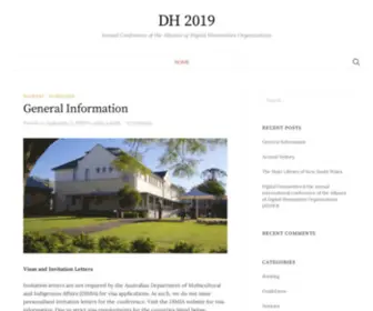 DH2015.org(DHGlobal Digital Humanities) Screenshot