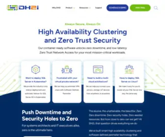 DH2I.com(SQL Server Clustering & Software Defined Perimeter) Screenshot