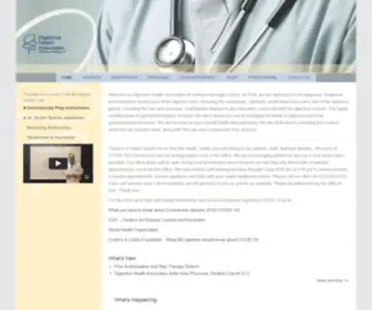 Dha-NM.com(Digestive Health Associates) Screenshot