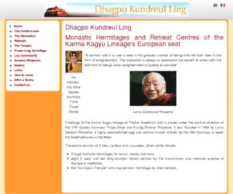 Dhagpo-Kundreul.org(Accueil) Screenshot