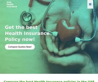 Dhahealthinsurance.com(Compare online Health Insurance) Screenshot